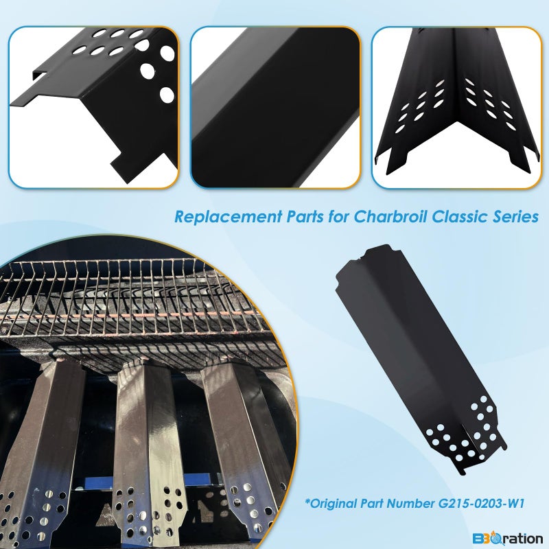 BBQration Grill Parts for Charbroil Classic 280 2-Burner 463672817-P2 463672717 463613717 463672817 G215-0203-W1 Charbroil Classic Grill Replacement Parts, for American Gourmet 465635821 465636021 - Image 3